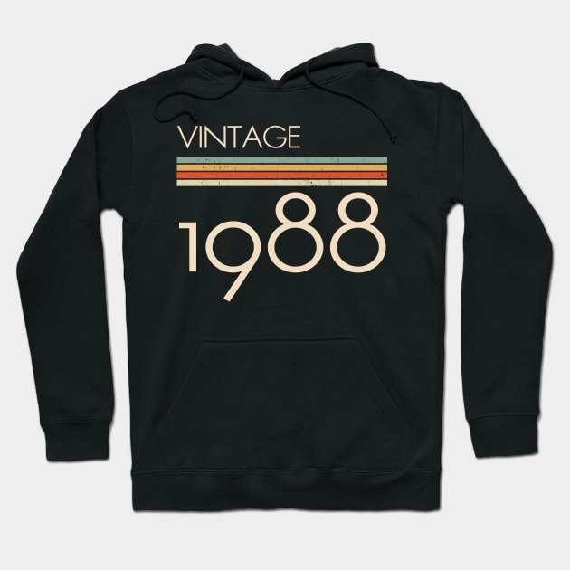 Vintage Classic 1988 Hoodie by adalynncpowell